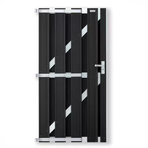 Elephant Design Zauntor anthrazit WPC 90x180cm