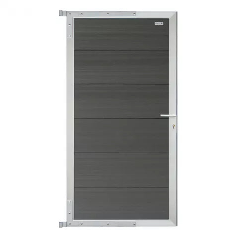 Elephant Forte Zauntor anthrazit-alu WPC 90x180cm